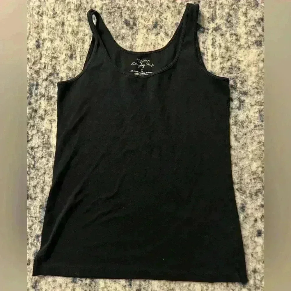 Black tank top